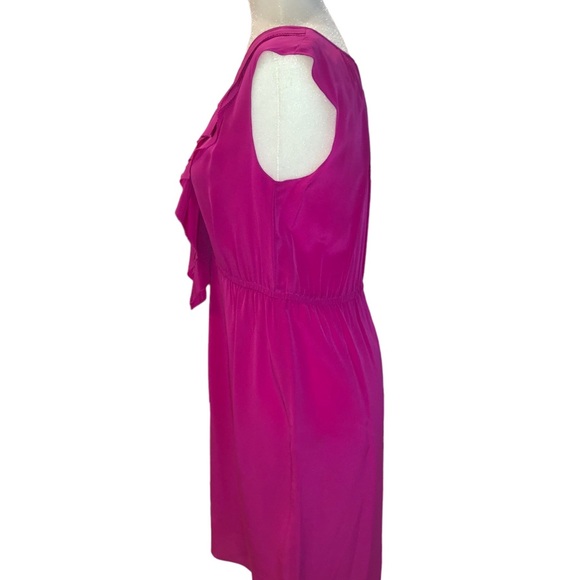 Rebecca Taylor Raspberry Mini Dress 100% Silk - Picture 7 of 8